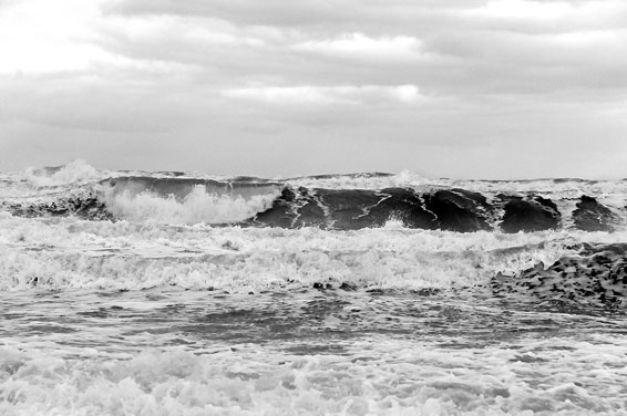 Brandung, Ostsee s/w